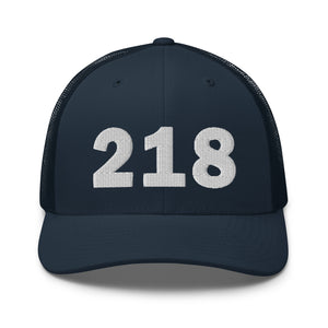 218 Area Code Trucker Cap