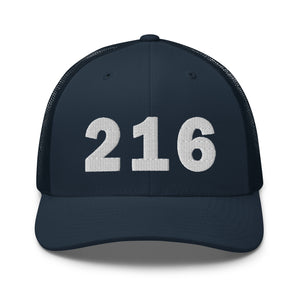216 Area Code Trucker Cap