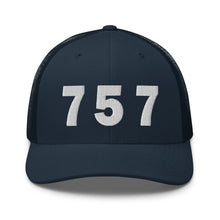 Load image into Gallery viewer, 757 Area Code Trucker Cap