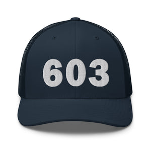 603 Area Code Trucker Cap