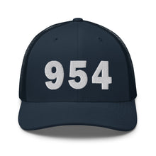 Load image into Gallery viewer, 954 Area Code Trucker Cap