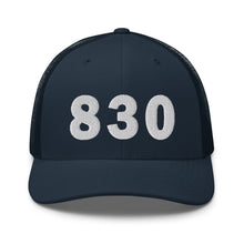 Load image into Gallery viewer, 830 Area Code Trucker Cap