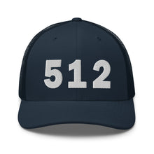 Load image into Gallery viewer, 512 Area Code Trucker Cap