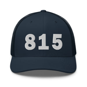 815 Area Code Trucker Cap