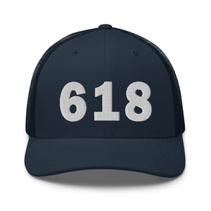 618 Area Code Trucker Cap