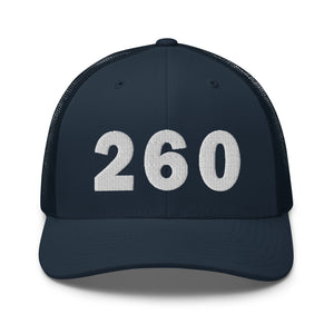 260 Area Code Trucker Cap