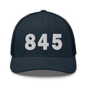 845 Area Code Trucker Cap