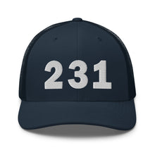 Load image into Gallery viewer, 231 Area Code Trucker Cap