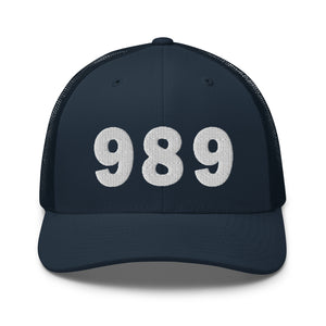 989 Area Code Trucker Cap