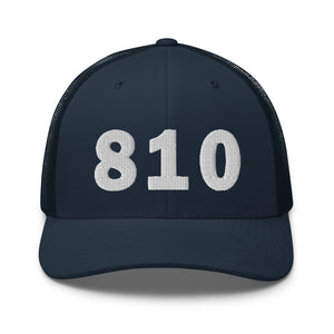 810 Area Code Trucker Cap