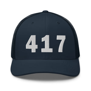 417 Area Code Trucker Cap