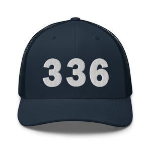 336 Area Code Trucker Cap