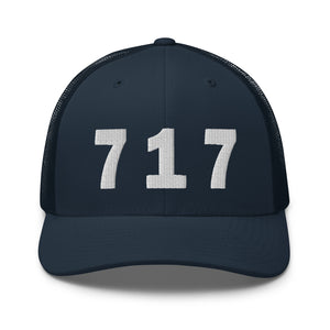 717 Area Code Trucker Cap