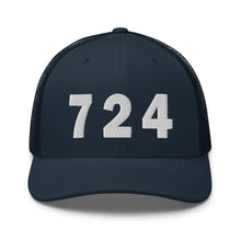 Load image into Gallery viewer, 724 Area Code Trucker Cap