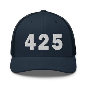425 Area Code Trucker Cap
