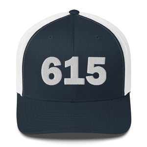 615 Area Code Trucker Cap