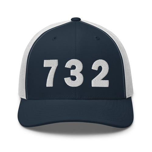 732 Area Code Trucker Cap