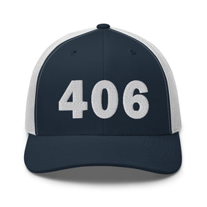 406 Area Code Trucker Cap
