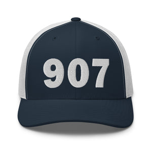 907 Area Code Trucker Cap