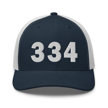 Load image into Gallery viewer, 334 Area Code Trucker Cap