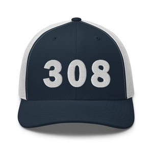 308 Area Code Trucker Cap