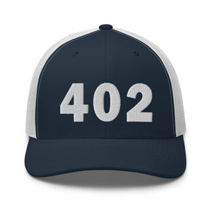 402 Area Code Trucker Cap