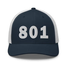 Load image into Gallery viewer, 801 Area Code Trucker Cap