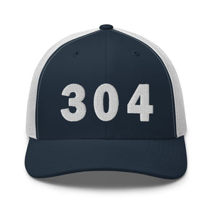 304 Area Code Trucker Cap