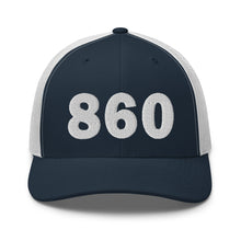 Load image into Gallery viewer, 860 Area Code Trucker Cap