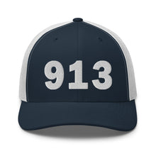 Load image into Gallery viewer, 913 Area Code Trucker Cap