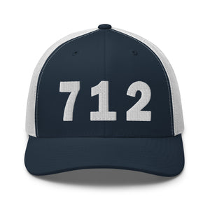 712 Area Code Trucker Cap