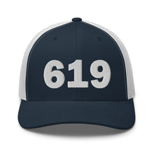 Load image into Gallery viewer, 619 Area Code Trucker Cap