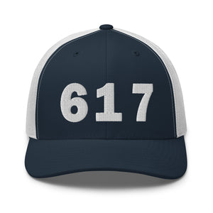 617 Area Code Trucker Cap