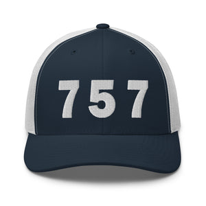 757 Area Code Trucker Cap