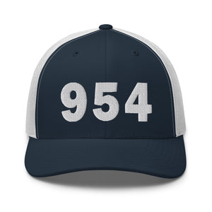 954 Area Code Trucker Cap