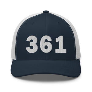 361 Area Code Trucker Cap