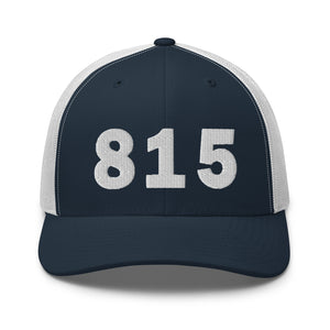 815 Area Code Trucker Cap