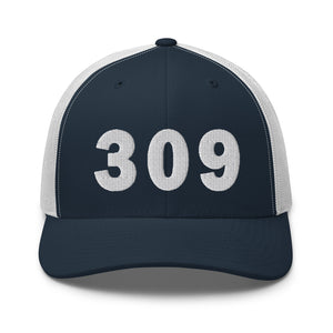 309 Area Code Trucker Cap