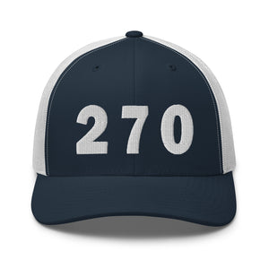 270 Area Code Trucker Cap