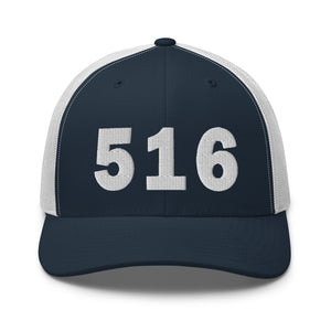 516 Area Code Trucker Cap