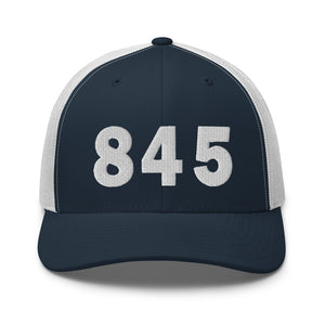 845 Area Code Trucker Cap