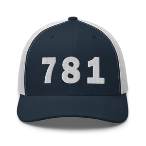 781 Area Code Trucker Cap