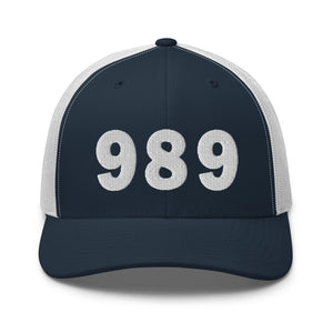 989 Area Code Trucker Cap