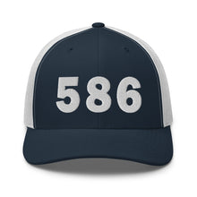 Load image into Gallery viewer, 586 Area Code Trucker Cap