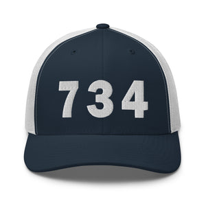 734 Area Code Trucker Cap