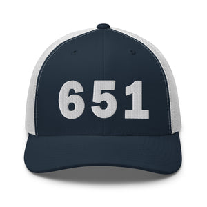 651 Area Code Trucker Cap