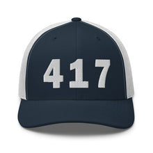 Load image into Gallery viewer, 417 Area Code Trucker Cap