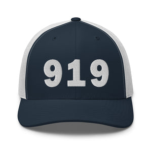 919 Area Code Trucker Cap