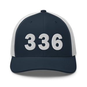 336 Area Code Trucker Cap