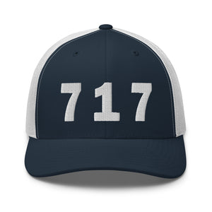 717 Area Code Trucker Cap